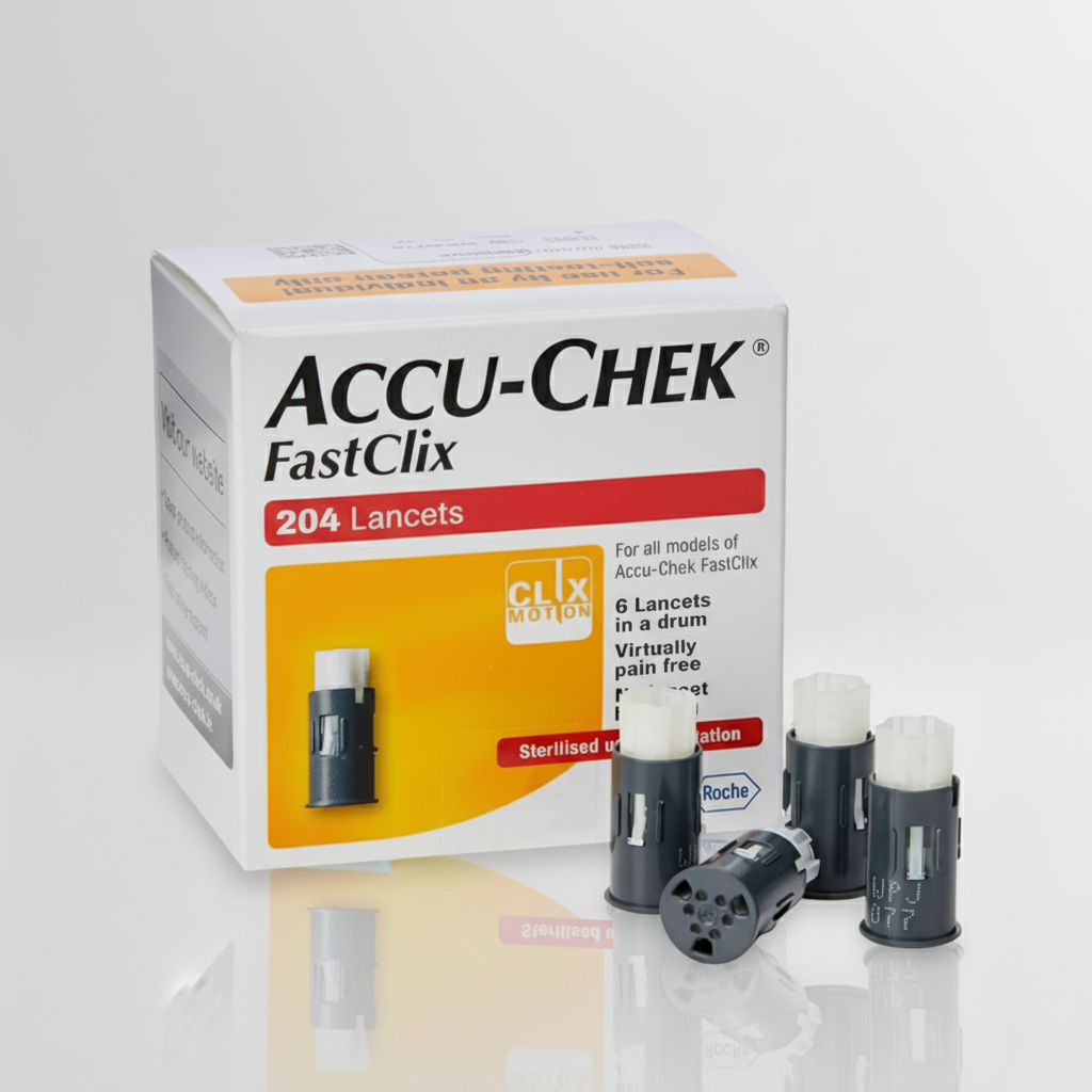 12 Accu-Chek-FastClix-(200+4-Lancets)