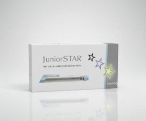 JuniorSTAR Silver Insulin Delivery Device