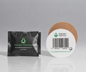 skin patches and alcohol wipes