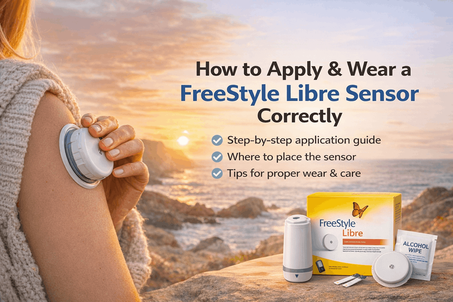 Apply FreeStyle Libre Sensor