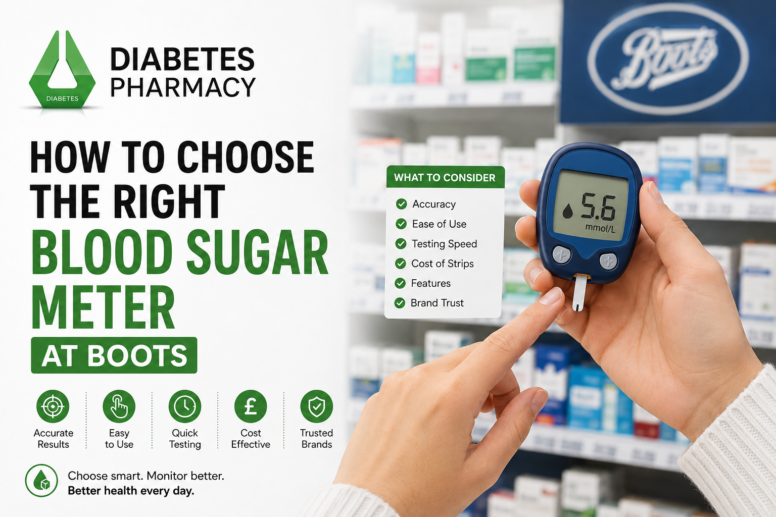 Blood sugar meter at boots